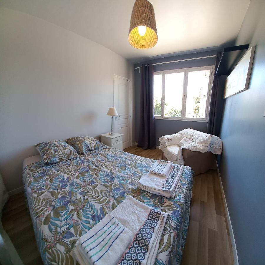 "L'Hippocampe", Climatise, 60 M2 , 2 Chambres, Tres Calme, Plage Des Sablettes Et Commerces A 3 Minutes A Pied, Wifi, Parking Gratuit, Lit King Size La Seyne-sur-Mer Kültér fotó